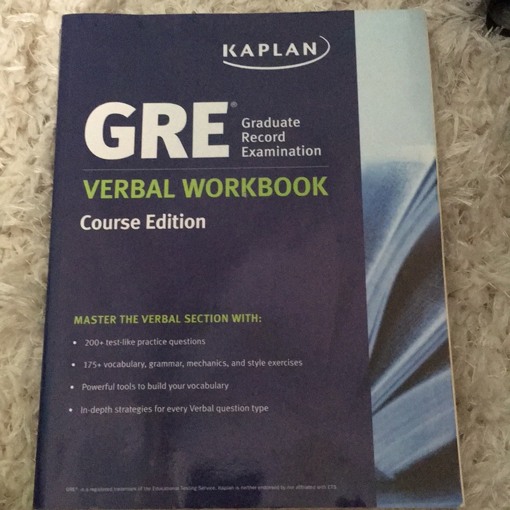 GRE Verbal workbook